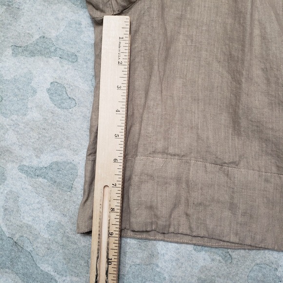 CP Shades Shorts Womens Medium Brown Pockets Linen - Picture 8 of 12